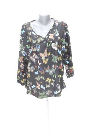 Damen -T-ShirtGenesisohne Aufdruck,farbegeblümt,größeXL