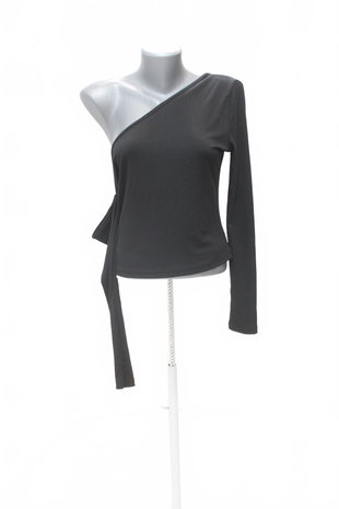 Damen -T-ShirtSheinohne Aufdruck,farbeschwarz,größe40