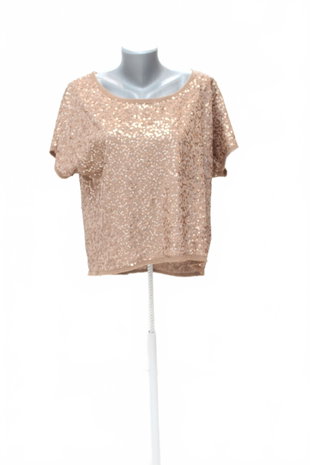 Damen -T-ShirtH&Mohne Aufdruck,farbegold,größeM