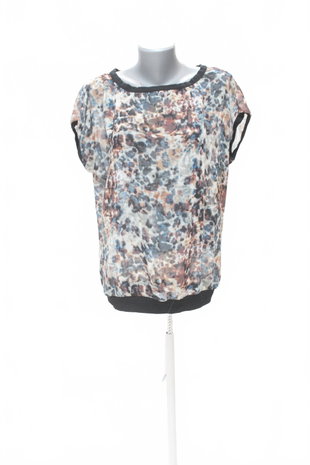 Damen -T-ShirtS.oliverohne Aufdruck,farbegemustert,größe36