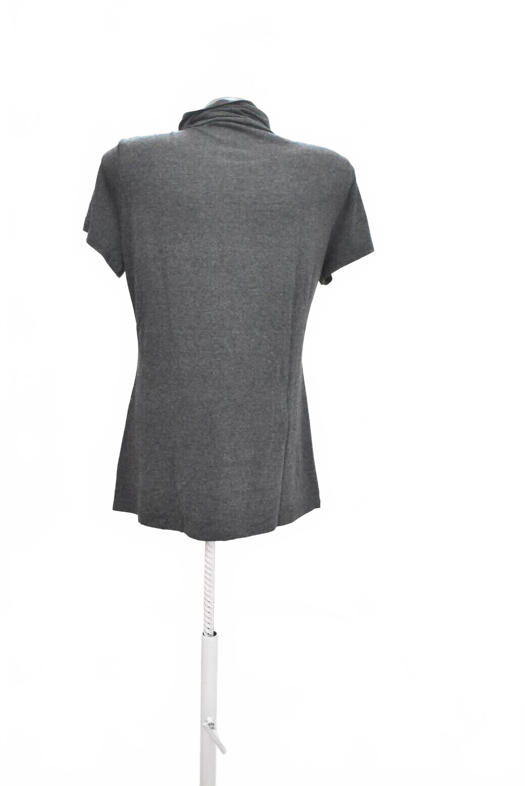 Damen -T-ShirtCamaieuohne Aufdruck,farbegrau,größeL