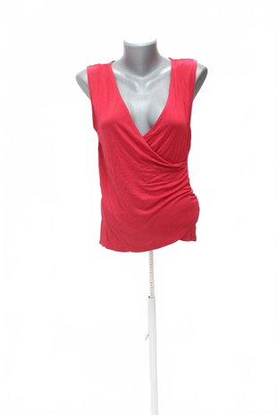 Damen -T-ShirtSam 73ohne Aufdruck,farberot,größeM