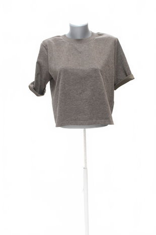 Damen -T-ShirtGenesisohne Aufdruck,farbebraun,größeM