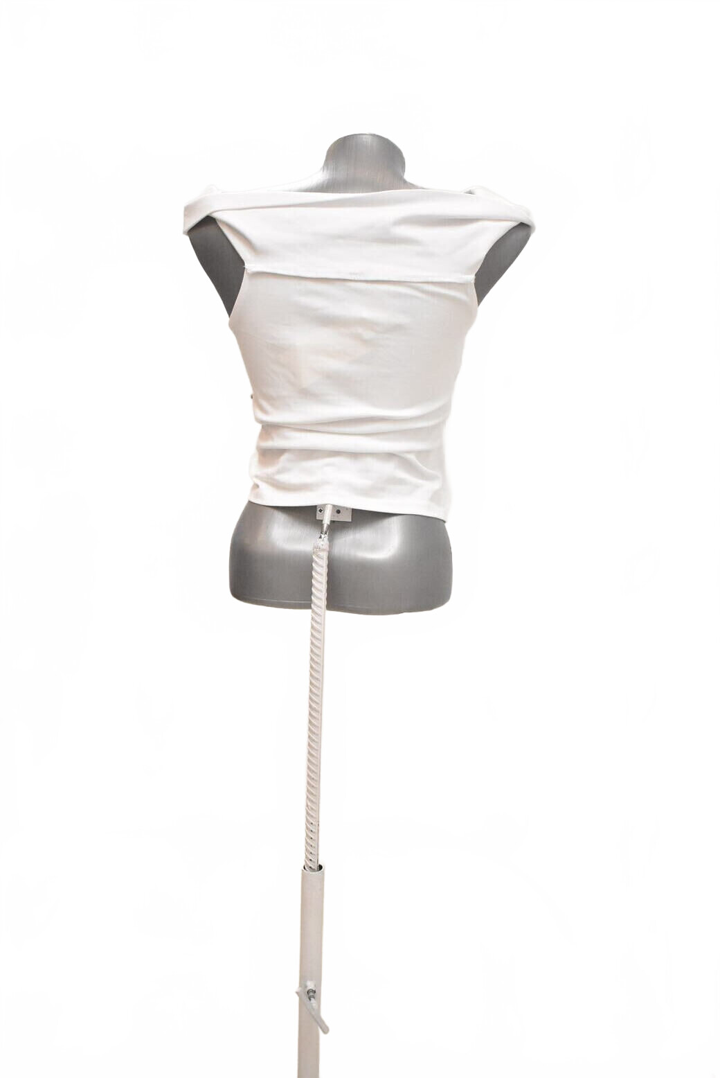 Damen -T-ShirtCroppohne Aufdruck,farbeweiss,größeS