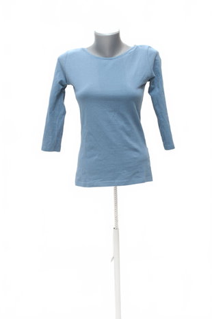 Damen -T-ShirtFisherfieldohne Aufdruck,farbeblau,größe34