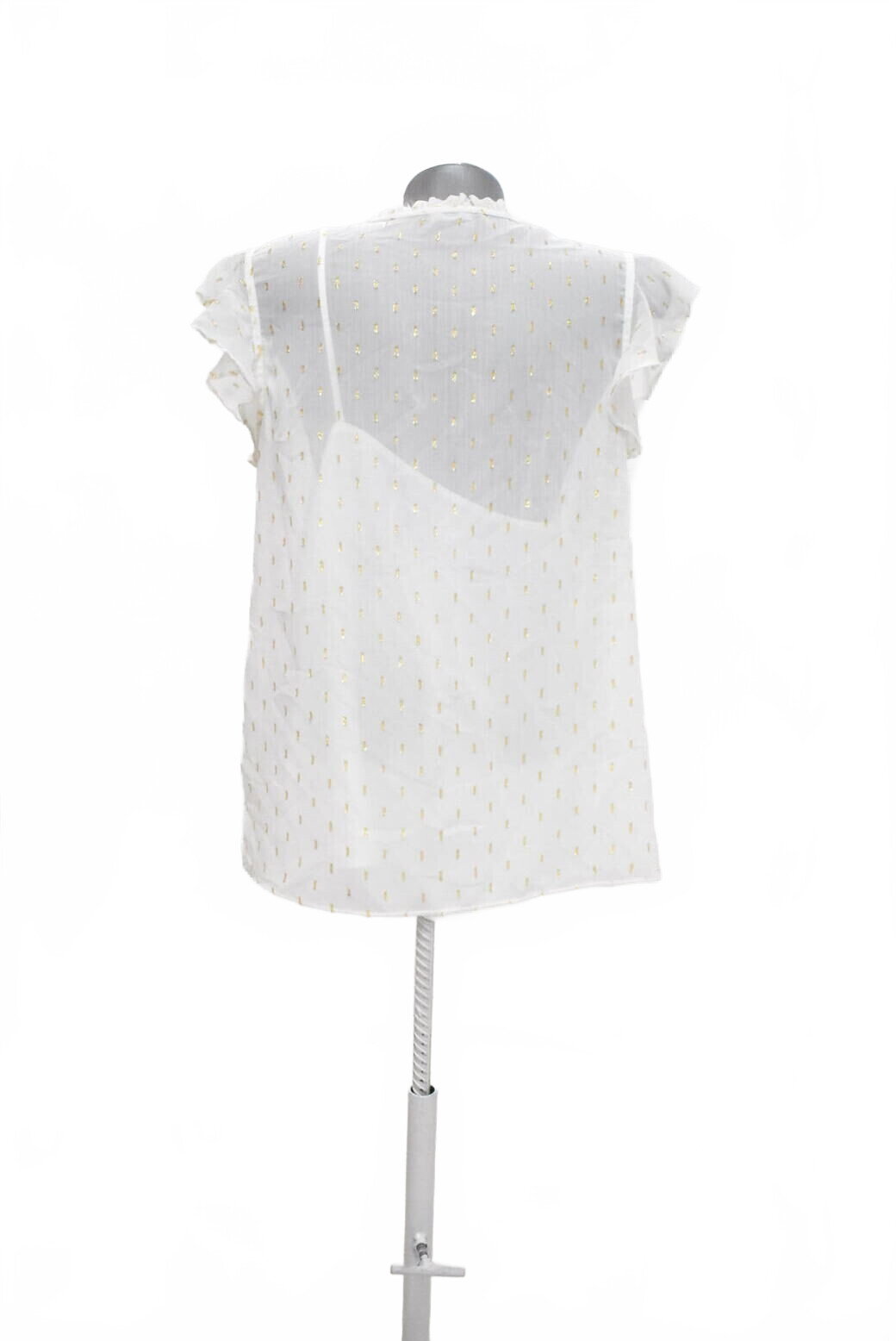 Damen -T-ShirtF&Fohne Aufdruck,farbeweiss,größe44