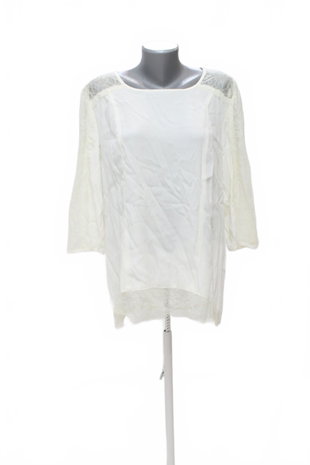 Damen -T-ShirtGenesisohne Aufdruck,farbeweiss,größe2XL