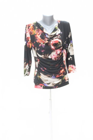 Damen -T-ShirtGenesisohne Aufdruck,farbegeblümt,größe42