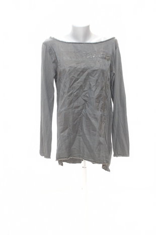 Damen -T-ShirtGenesisohne Aufdruck,farbegrau,größeM