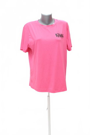 Damen -T-ShirtGenesismit Aufdruck,farberute,größeL