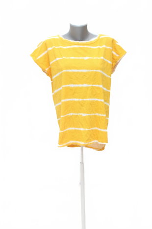 Damen -T-ShirtF&Fohne Aufdruck,farbegestreift,größe42