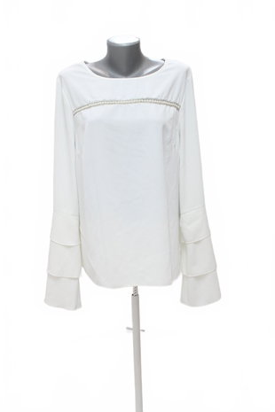Damen -T-ShirtGenesisohne Aufdruck,farbeweiss,größeXL
