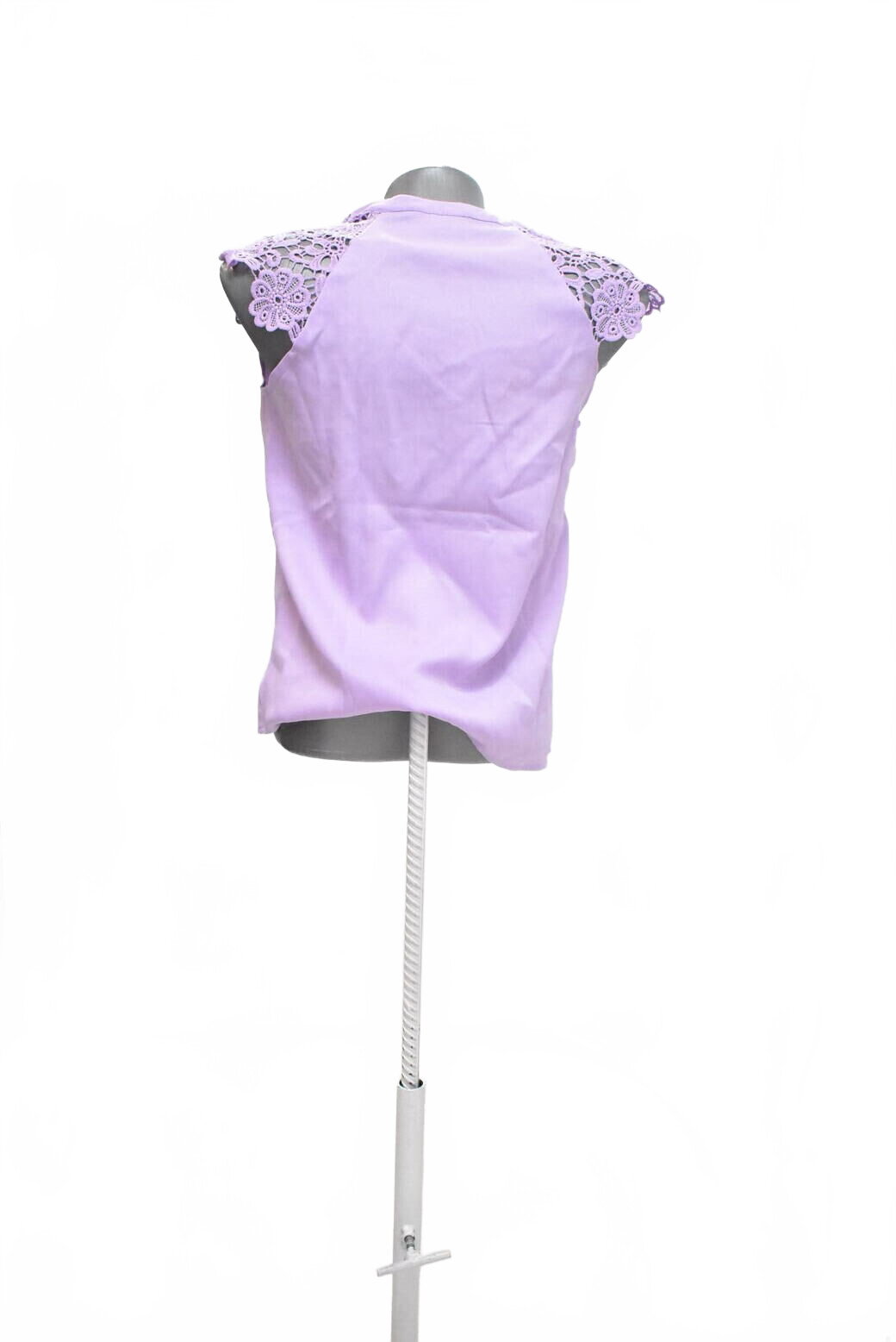 Damen -T-ShirtSheinohne Aufdruck,farbeviolett,größe34