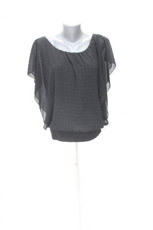 Damen -T-ShirtColloseumohne Aufdruck,farbeschwarz,größeL