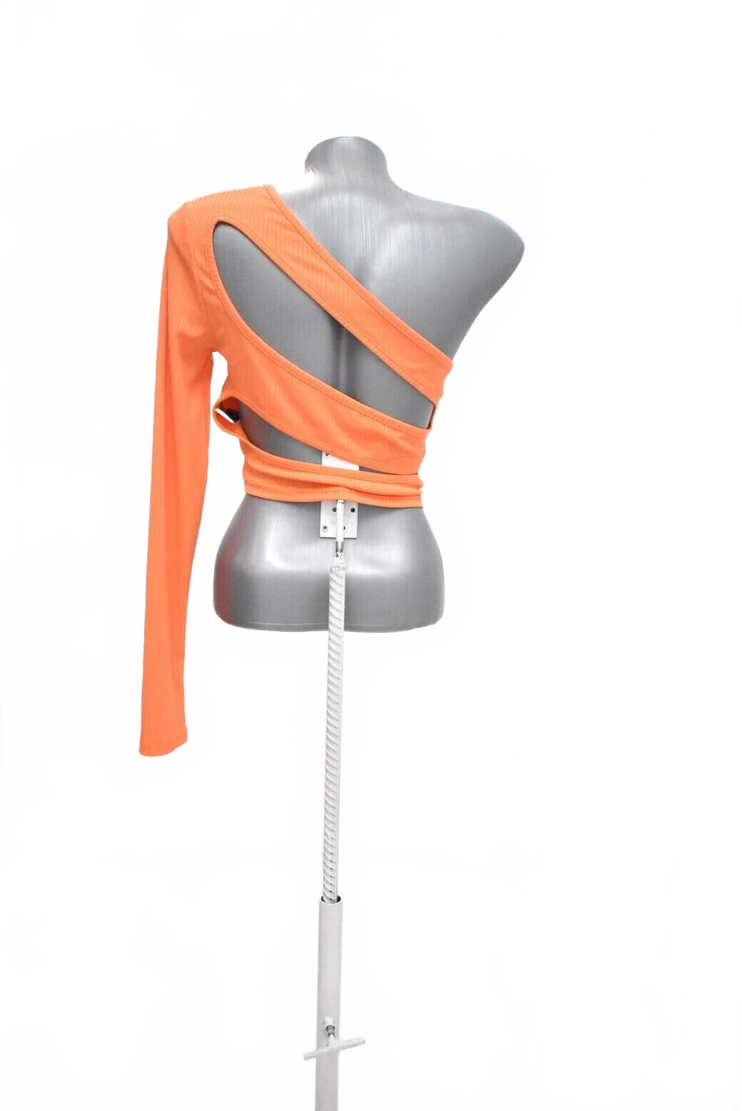 Damen -T-ShirtSheinohne Aufdruck,farbeorange,größeS