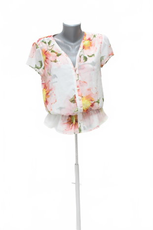 Damen -T-ShirtGenesisohne Aufdruck,farbegeblümt,größeM