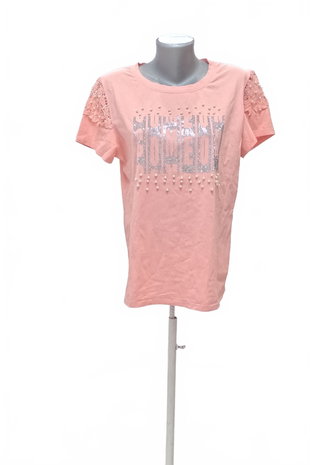 Damen -T-ShirtGenesisohne Aufdruck,farberute,größe3XL