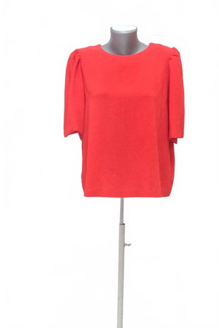Damen -T-ShirtH&Mohne Aufdruck,farberot,größe44