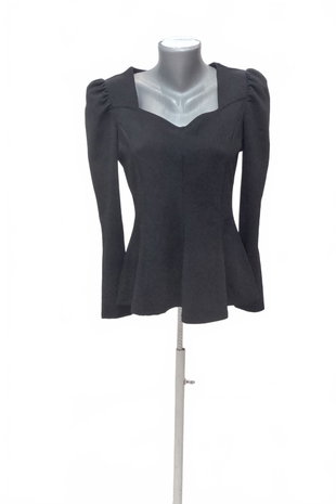 Damen -T-ShirtGenesisohne Aufdruck,farbeschwarz,größeM
