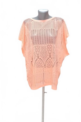 Damen -T-ShirtAtmosphereohne Aufdruck,farbeorange,größeS