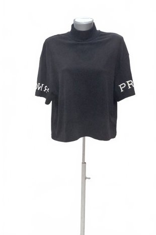 Damen -T-ShirtH&Mohne Aufdruck,farbeschwarz,größeM