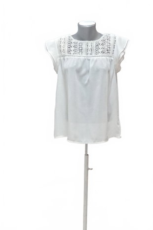 Damen -T-ShirtGenesisohne Aufdruck,farbeweiss,größeM
