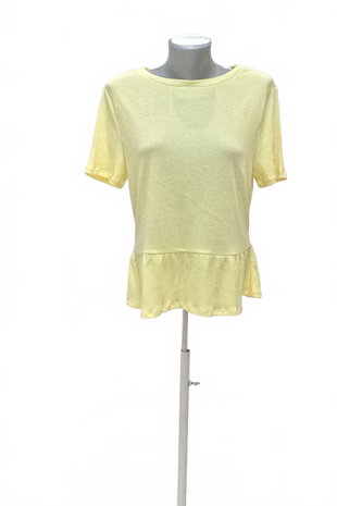 Damen -T-ShirtGenesisohne Aufdruck,farbegelb,größeM