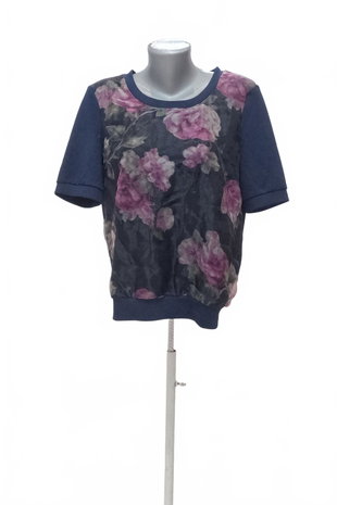 Damen -T-ShirtVilaohne Aufdruck,farbegeblümt,größeL