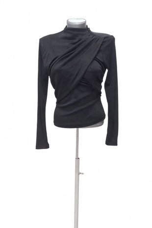 Damen -T-ShirtH&Mohne Aufdruck,farbeschwarz,größeM