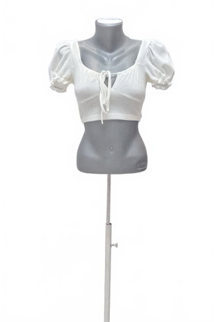 Damen -T-ShirtSheinohne Aufdruck,farbeweiss,größe34