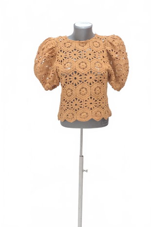Damen bluse : Brand,Farbebraun,größe: size
