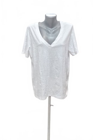 Damen -T-ShirtReservedohne Aufdruck,farbeweiss,größeXL