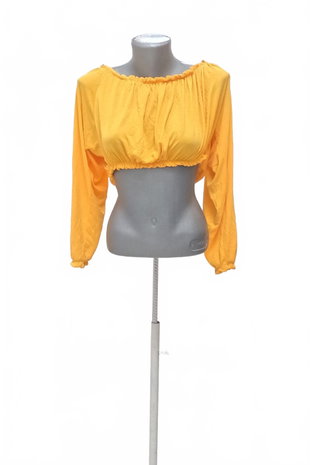Damen -T-ShirtGateohne Aufdruck,farbeorange,größeXS