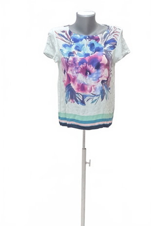Damen -T-ShirtEspritohne Aufdruck,farbegeblümt,größe38