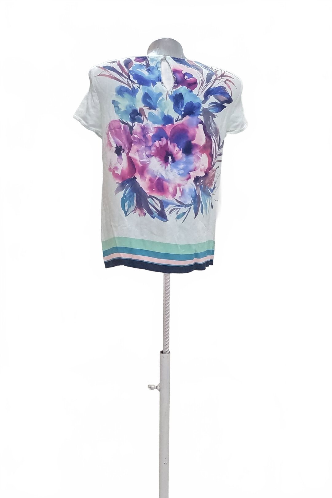 Damen -T-ShirtEspritohne Aufdruck,farbegeblümt,größe38