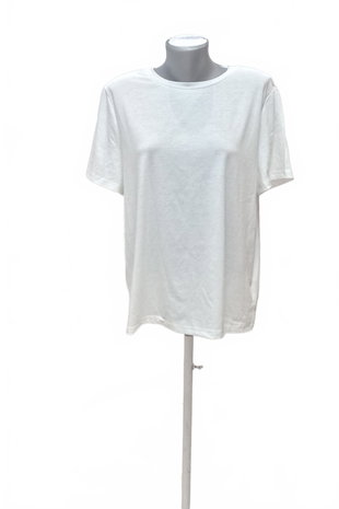 Damen -T-ShirtSheinohne Aufdruck,farbeweiss,größe44