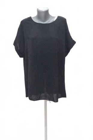 Damen -T-ShirtNew Collectionohne Aufdruck,farbeschwarz,größeXL