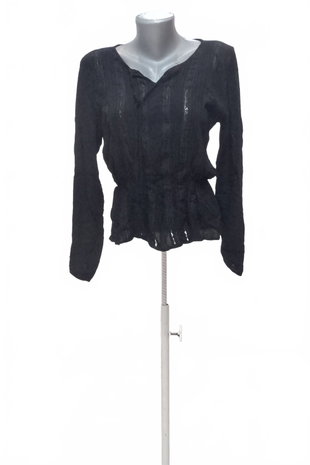 Damen -T-ShirtGenesisohne Aufdruck,farbeschwarz,größeM