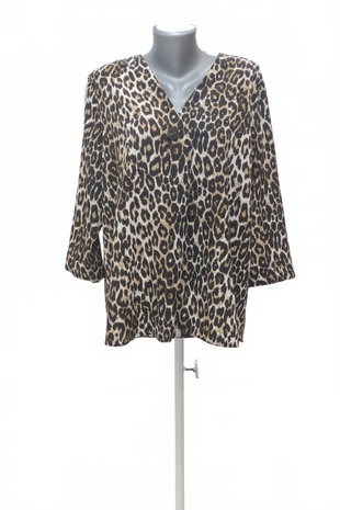 Damen -T-ShirtF&Fohne Aufdruck,farbeanimal-print,größe48
