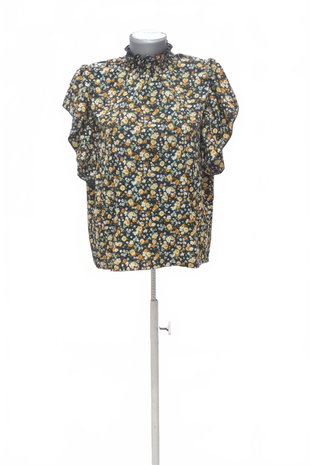 Damen -T-ShirtSheinohne Aufdruck,farbegeblümt,größe40