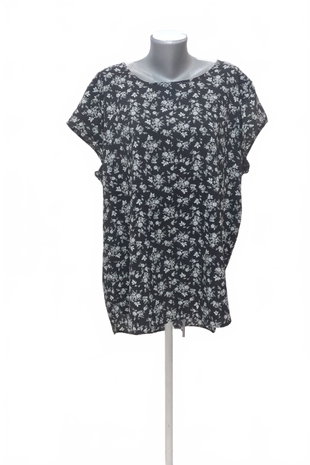 Damen -T-ShirtJaninaohne Aufdruck,farbegeblümt,größe48