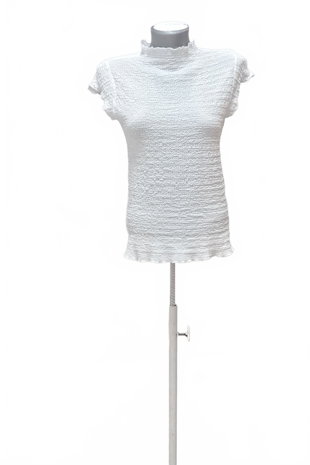 Damen -T-ShirtC&Aohne Aufdruck,farbeweiss,größeM