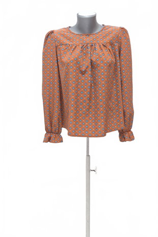 Damen -T-ShirtSheinohne Aufdruck,farbegemustert,größe36
