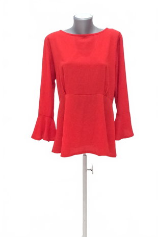 Damen -T-ShirtQuizohne Aufdruck,farberot,größe42