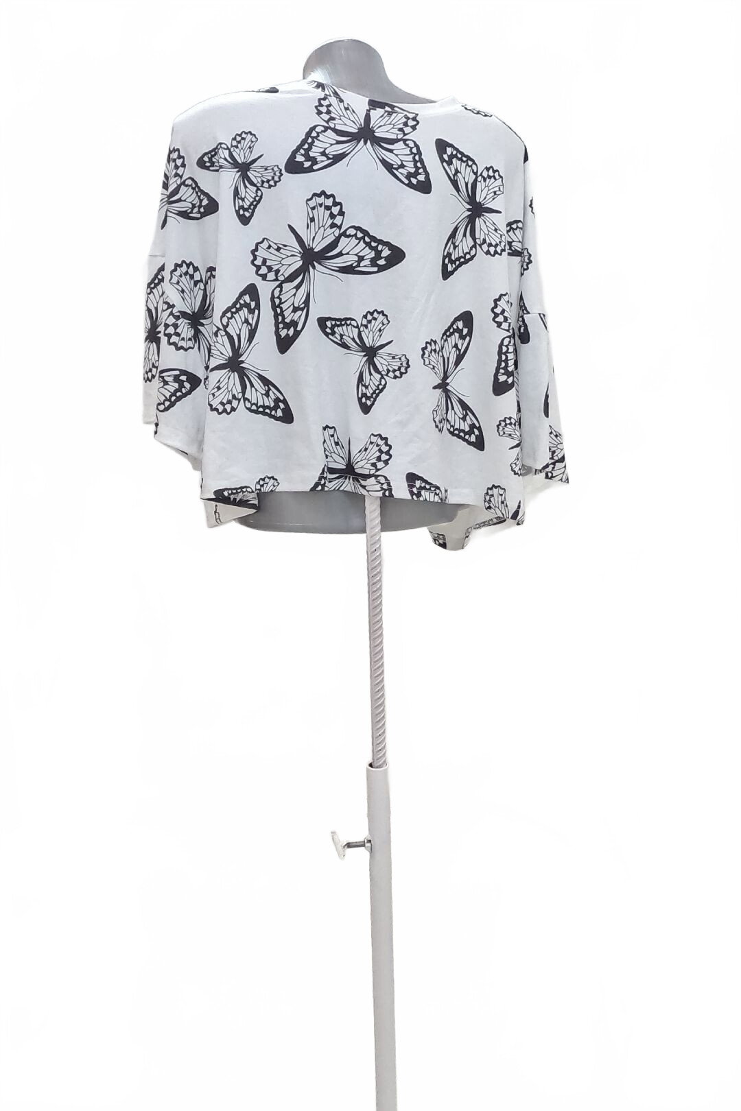 Damen -T-ShirtSheinohne Aufdruck,farbegemustert,größe2XL