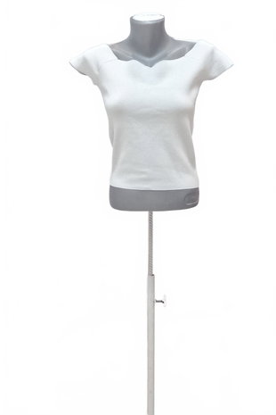 Damen -T-ShirtReservedohne Aufdruck,farbeweiss,größeM