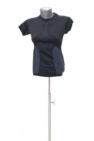 Damen -T-ShirtGenesisohne Aufdruck,farbeschwarz,größeM