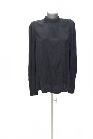 Damen -T-ShirtH&Mohne Aufdruck,farbeschwarz,größe40