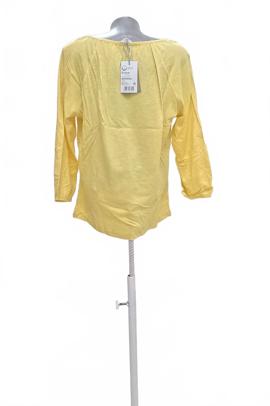 Damen -T-ShirtTchiboohne Aufdruck,farbegelb,größe36