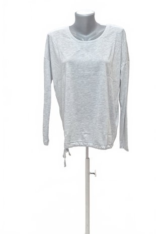 Damen -T-ShirtTchiboohne Aufdruck,farbegrau,größeS